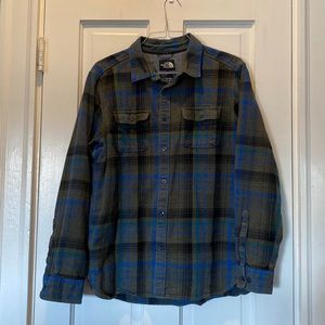 North Face Flannel Large